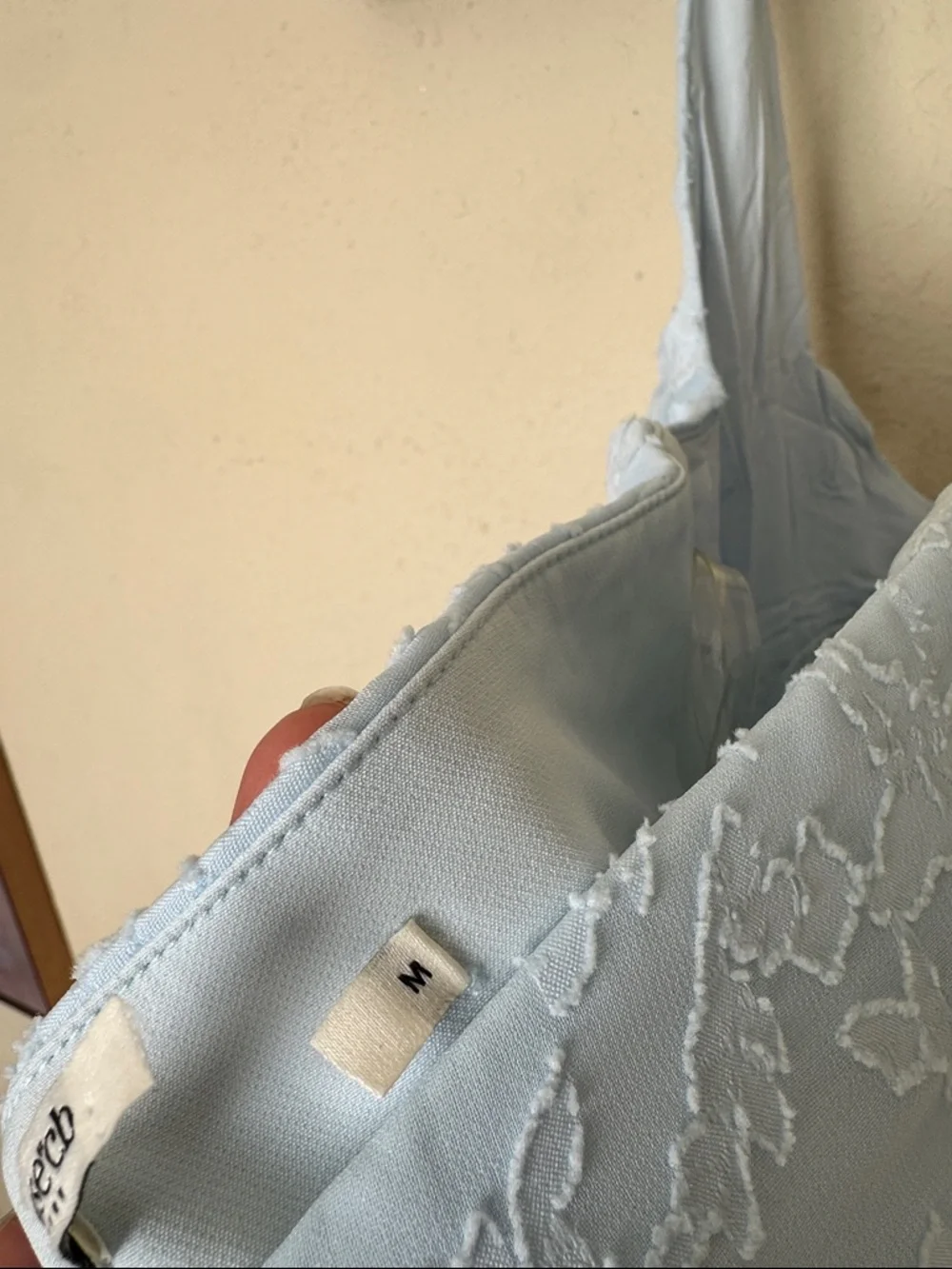 HOUSE OF CB Arietta Floral Jacquard Plunge Halter Neck Dress Sz M A-C NWOT $289 - Picture 15 of 16